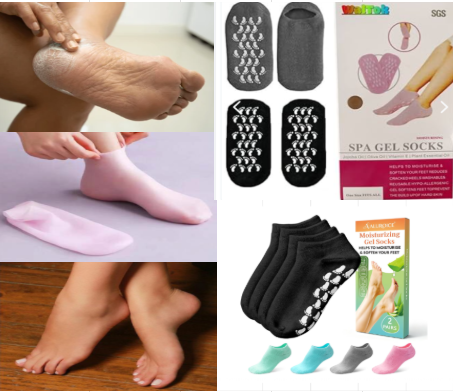 Calcetines con Gel Hidratante