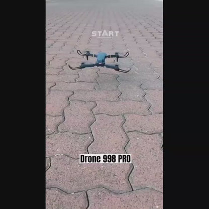 Drone 998 Pro, Plegable con Camara Wifi HD